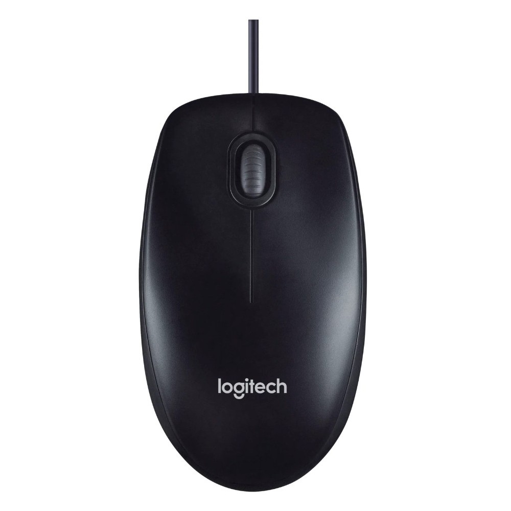 Мышь проводная LOGITECH M90 черный (USB, 1000dpi, 2but) (910-001795)