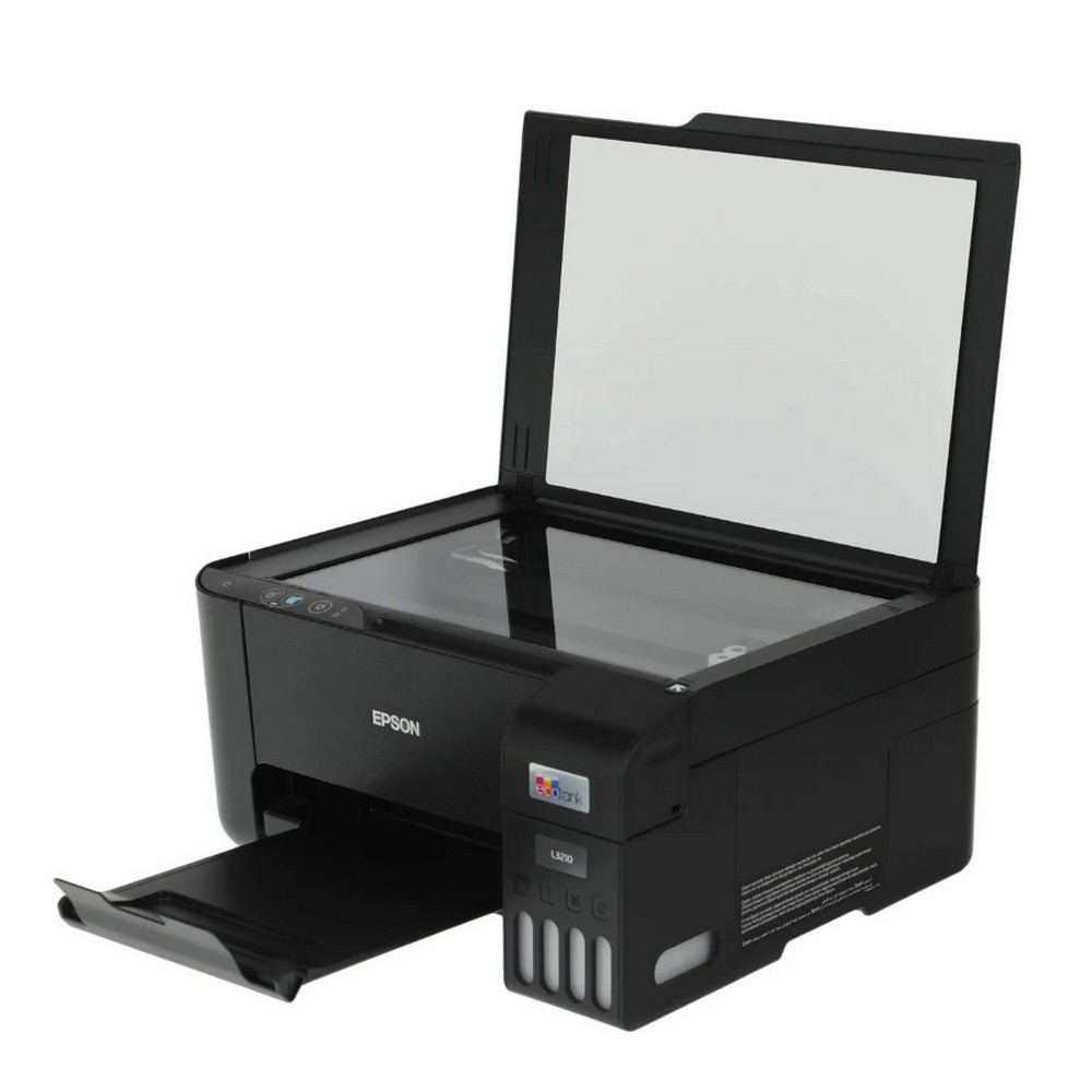 МФУ струйный EPSON EcoTank L3210 (A4, принтер/сканер/копир, 5760x1440dpi, до 33чб/15цв. ppm, СНПЧ, Ink003 , USB) (C11CJ68501)