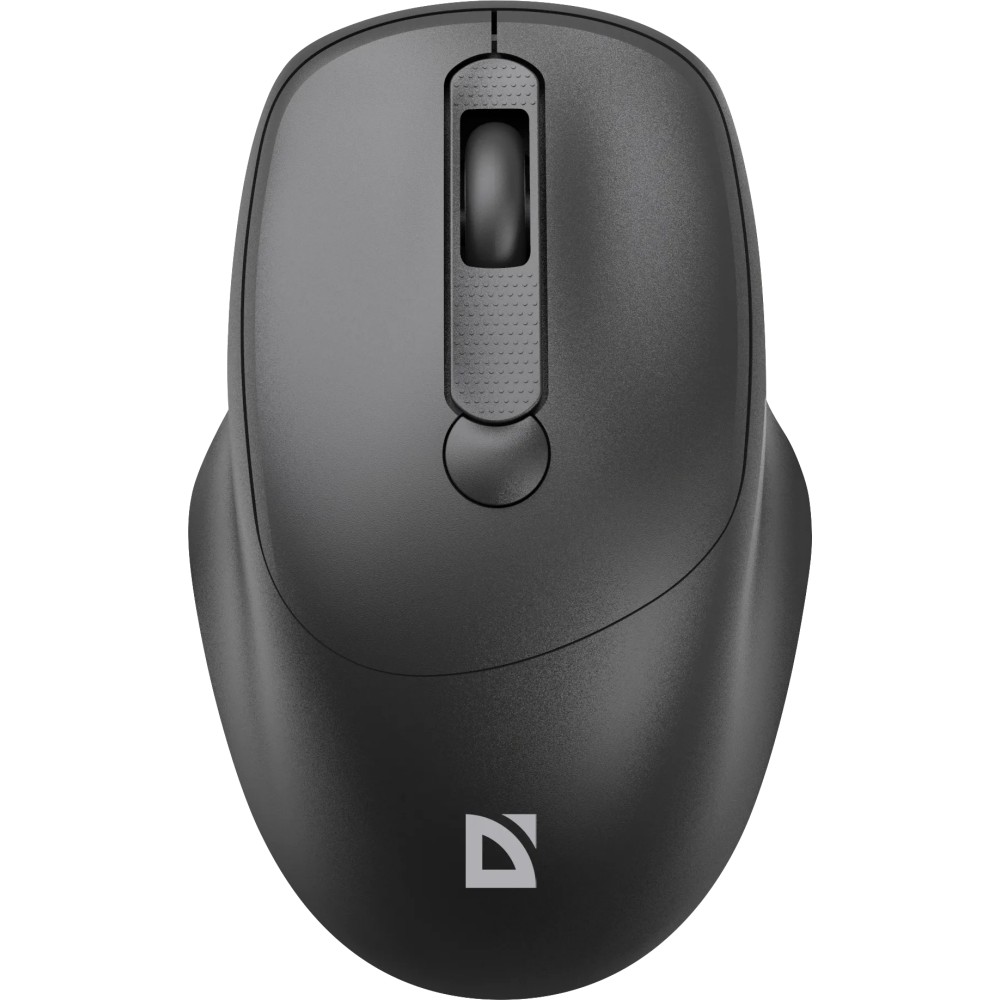 Мышь беспроводная DEFENDER Feam (Фиам) MM-296 черный (USB, 1600dpi, 4but) (52296)