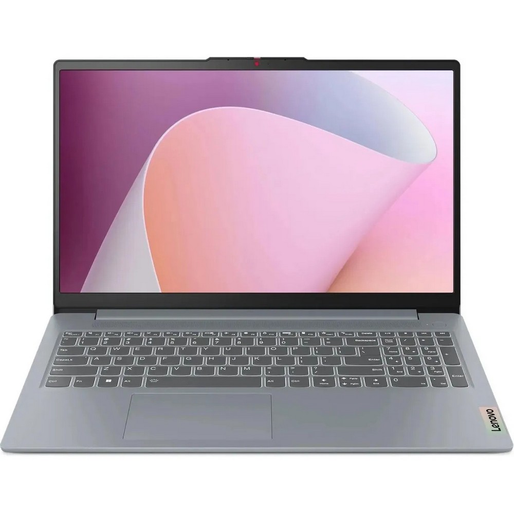 Ноутбук 15.6" IPS FHD LENOVO IdeaPad Slim 3 15AMN8 серый (AMD Ryzen 3 7320U/8Gb/512Gb SSD/VGA int/noOS) ((82XQ00MBPS))