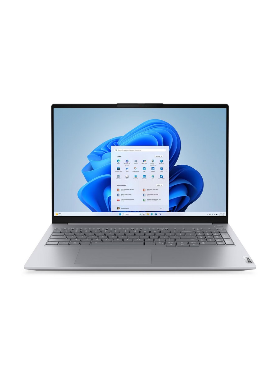 Ноутбук 16" IPS WUXGA LENOVO ThinkBook 16 G8 IRL серый (Core 7 240H/16Gb/512Gb SSD/VGA int/FP/noOS) ((21SH00JDFW))