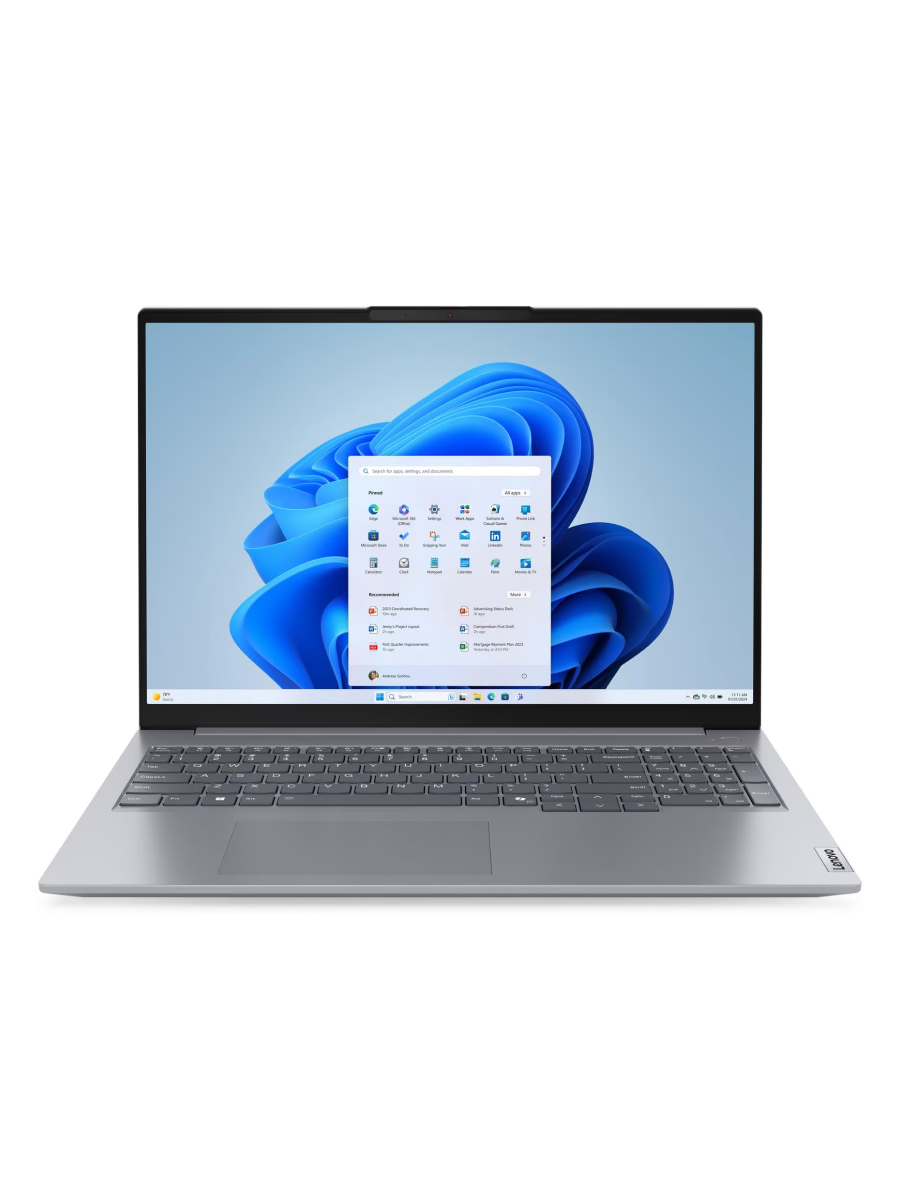 Ноутбук 16" IPS WUXGA LENOVO ThinkBook 16 G7 ARP серый (Ryzen 7 7735HS/16Gb/512Gb SSD/VGA int/noOS) ((21MW009QSA))