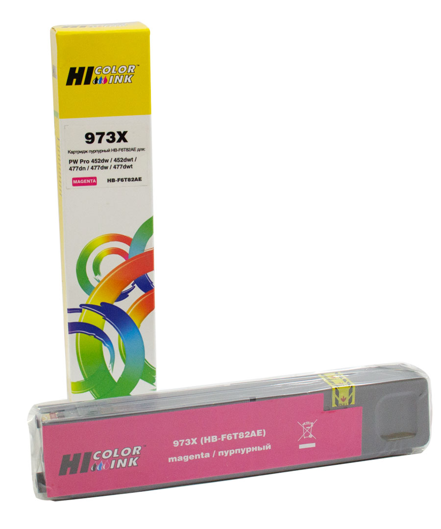 Картридж Hi-Black (F6T82AE) для HP PW Pro477dw/452dw, 973X, M