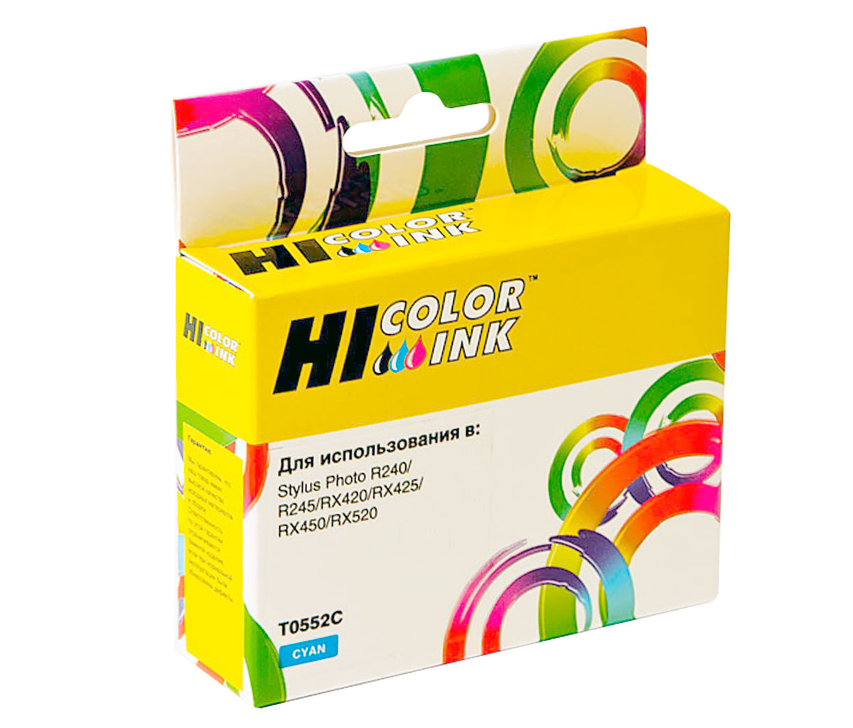 Картридж Hi-Black (HB-T0552) для Epson Stylus Photo R240/RX420/RX520, C