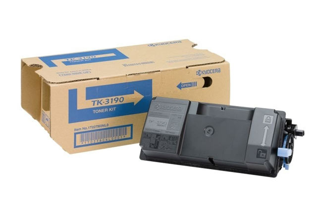Тонер-картридж TK-3190 Kyocera P3045DN/P3050DN/P3055DN/P3060DN, 25K (O) чёрный 1T02T60NL0