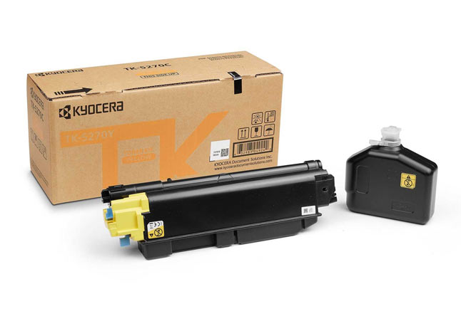 Тонер-картридж TK-5270Y Kyocera P6230cdn/M6230cidn/M6630c, 6К (O) жёлтый 1T02TVANL0