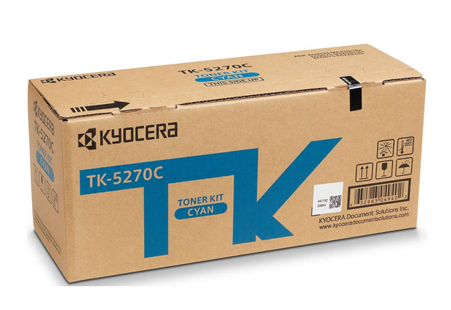Тонер-картридж TK-5270C Kyocera P6230cdn/M6230cidn/M6630c, 6К (O) голубой 1T02TVCNL0