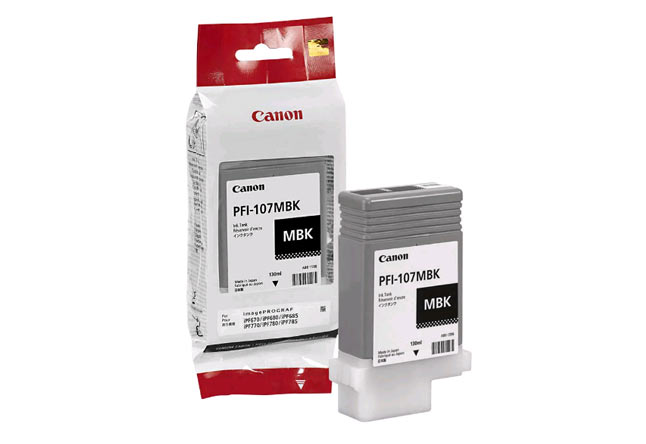 Картридж PFI-107MBK Canon iPF680/685/780/785, 130ml (O) матовый черный  6704B001