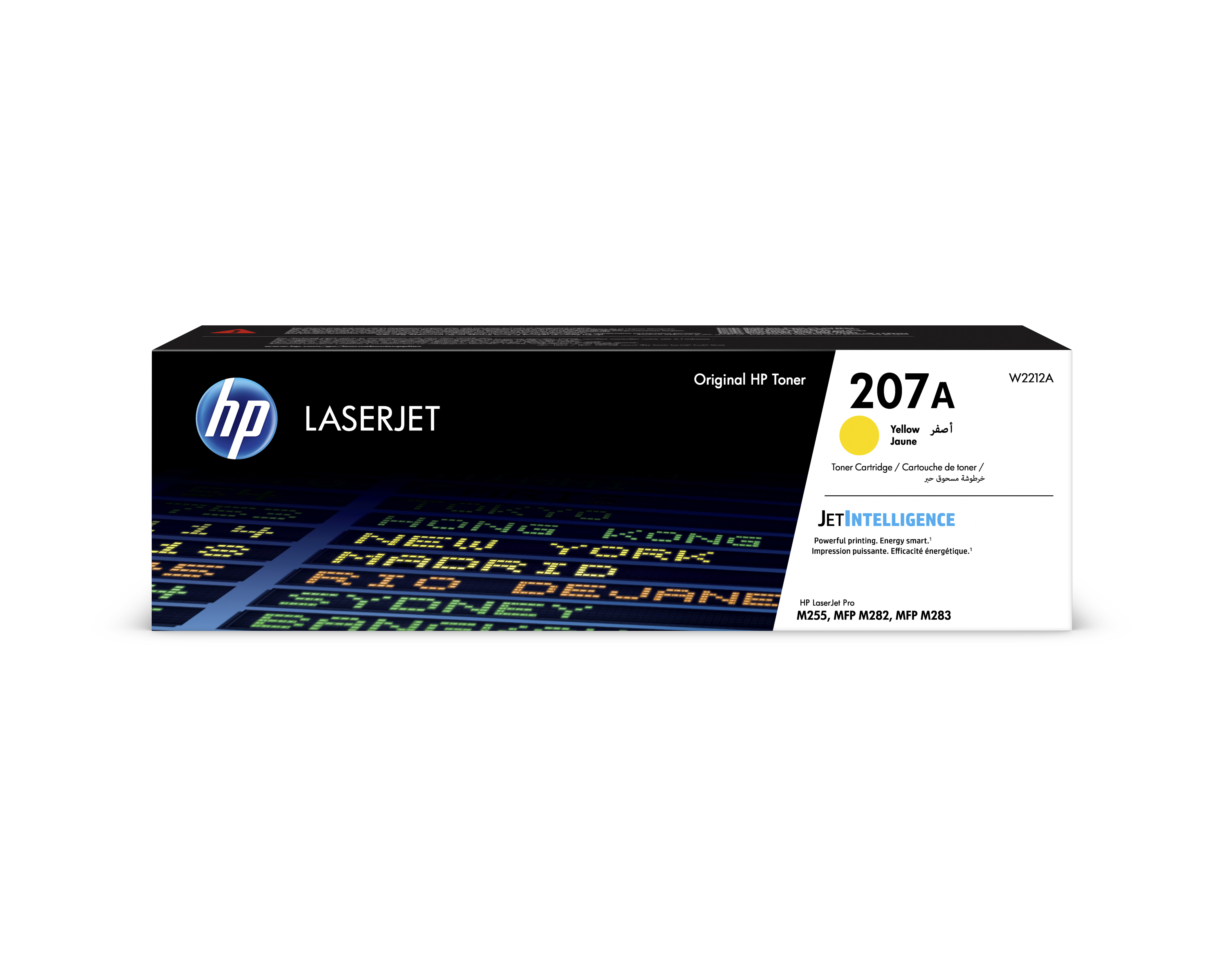 Картридж лазерный HP 207A для HP M255/MFP M282/M283, 1,25К (O) жёлтый W2212A