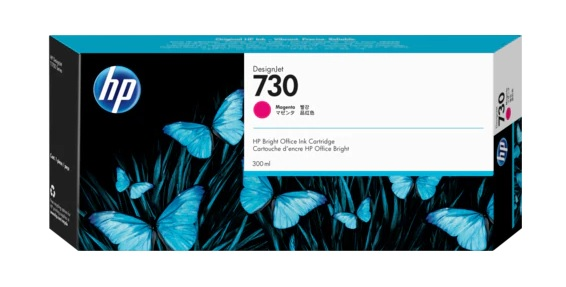 Cartridge HP 730 для DesignJet T1600/T1700/T2600, 300 мл, пурпурный