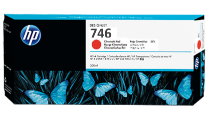 Cartridge HP 746 для DesignJet Z6/Z9+, хроматический красный (300мл)