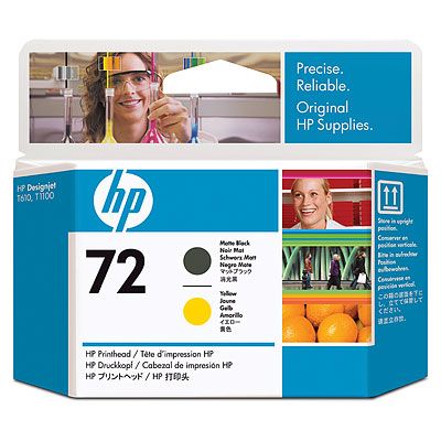 Печатающая головка HP 72 для DesignJet T1100/T1120/T1200/T1300/T2300/T610/T620/T770/T790/T795, пурпурная + голубая