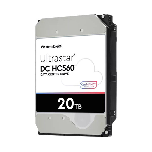 Western Digital Ultrastar DC HС560 HDD 3.5" SATA 20TB, 7200 rpm, 512MB buffer, 512e, 0F38785, 1 year