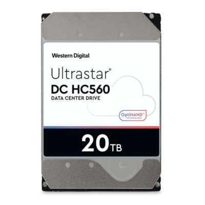Western Digital Ultrastar DC HС560 HDD 3.5" SAS 20TB, 7200 rpm, 512MB buffer, 512e/4Kn, 0F38652, 1 year