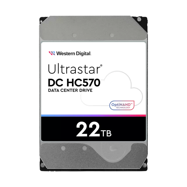 Western Digital Ultrastar DC HС590 HDD 3.5" SATA 24TB, 7200 rpm, 512MB buffer, 512e/4Kn, 1 year