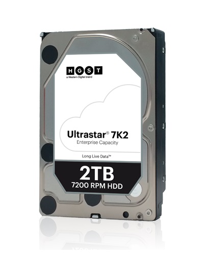 Western Digital Ultrastar DC HA210 HDD 3.5" SATA 1Tb, 7200rpm, 128MB buffer, 512n (HUS722T1TALA604 HGST), 1 year