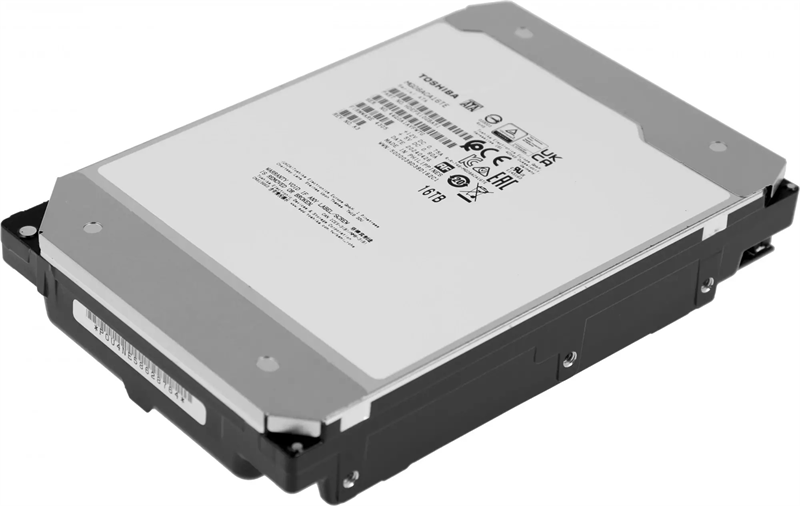 Toshiba Enterprise HDD 3.5" SATA 16TB, 7200 rpm, 512MB buffer, MG09ACA16TE, 1 year