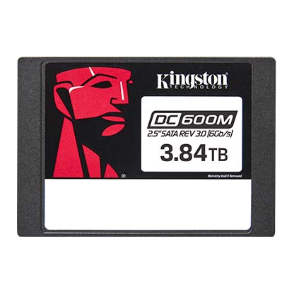 Kingston Enterprise SSD 3,84TB DC600M 2.5" SATA 3 R560/W530MB/s 3D TLC MTBF 2M 94 000/59 000 IOPS 7008TBW 1 Year Warrаnty