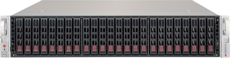 Supermicro Storage JBOD Chassis 2U 216BE1C-R609JBOD Up to 24 x 2.5 / Single Expander Backplane/2x600W