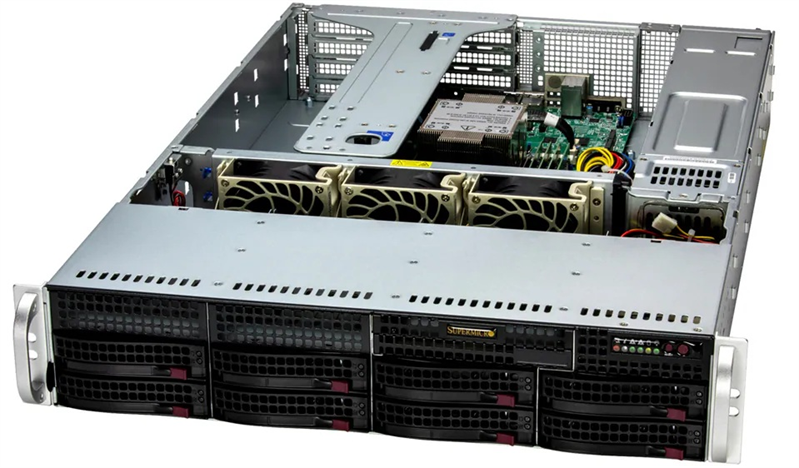 Supermicro SuperServer 2U 522B-WR 1x6530P/ 4x64GB/ 1xM.2 NVMe 480GB/ SFT-DCMS-SINGLE