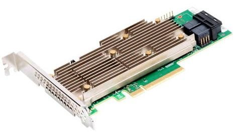 Broadcom RAID Controller 9460-8i, PCI-E 3.1 x8 LP, Tri-Mode SAS/SATA/NVMe, RAID 0,1,5,6,10,50,60, 8port (2*SFF8643), 2GB Cache, SAS3508, RTL