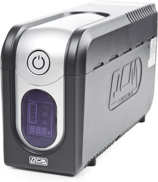 Powercom Back-UPS IMPERIAL, Line-Interactive, 625VA/375W, Tower, 5*IEC320-C13 (2 surge & 3 batt), LCD, USB (507308)