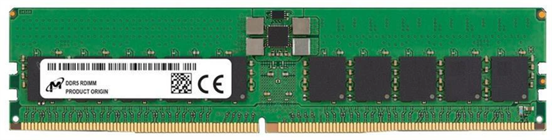 Micron DDR5 RDIMM 64GB 2Rx4 6400 MHz ECC Registered MTC40F2046S1RC64BH1, 1 year, OEM