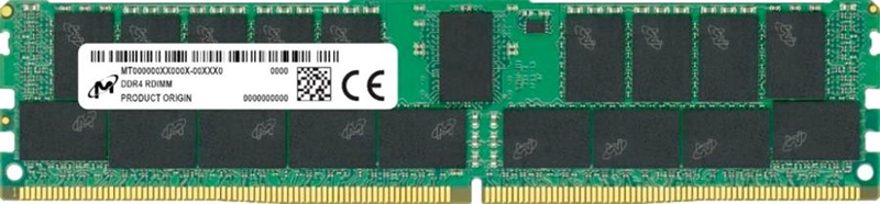 Micron DDR5 RDIMM 64GB 2Rx4 7200 MHz ECC Registered MTC40F2046S1RC72BH1, 1 year, OEM, New Original