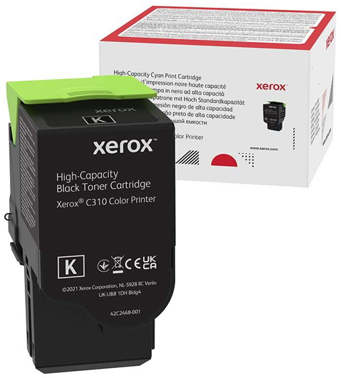 Тонер-картридж Xerox увеличен емк черный для C310/315 черный (8K стр.)