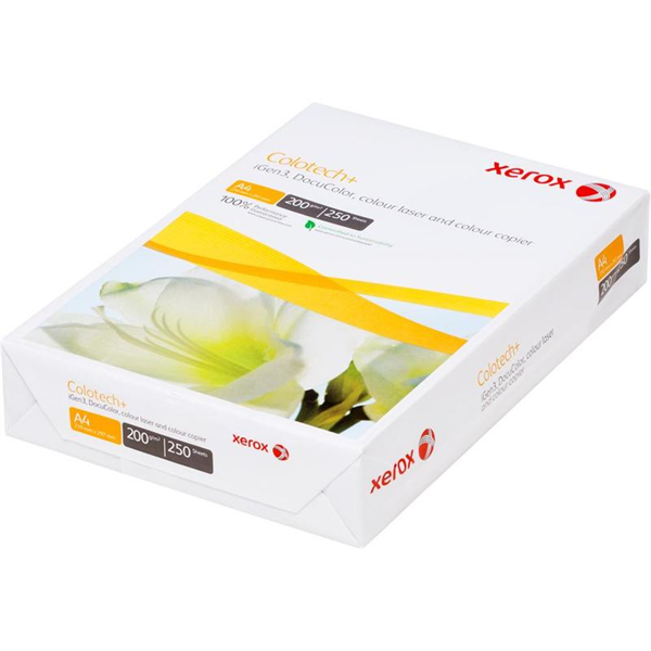 Бумага XEROX Colotech Plus 170CIE, 200г, A4, 250 листов (См. 003R94661) см. 180112767