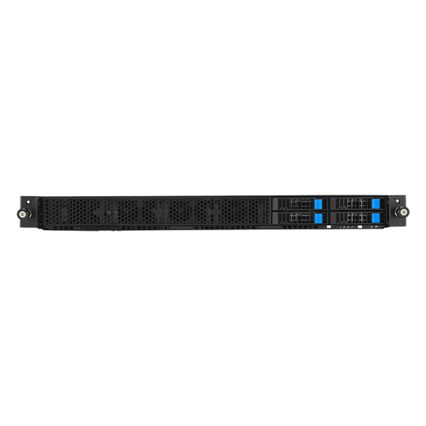 ASUS RS501A-E12-RS4U, 1U, 1x SP5 LGA6096 (450W), 24x DDR5 6400 4800, 4x 2.5'' hsb SATA SAS* NVMe, 2 x M.2 PCIe SATA up to 22110, 3x PCIe x16* + 1x OCP3.0,  2x 1GbE Intel I350 LAN, PSU 1+1 1600W