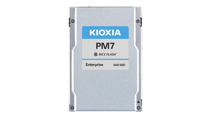 KIOXIA Enterprise SSD 2,5"(SFF), PM7-R, 15360GB (15.36TB), SAS 24G (SAS-4, 22,5Gbit/s), R4200/W4100MB/s, IOPS(R4K) 720K/160K, MTTF 2,5M, 1DWPD/5Y (Read Intensive), TLC, 15mm (replace KPM61RUG15T3)