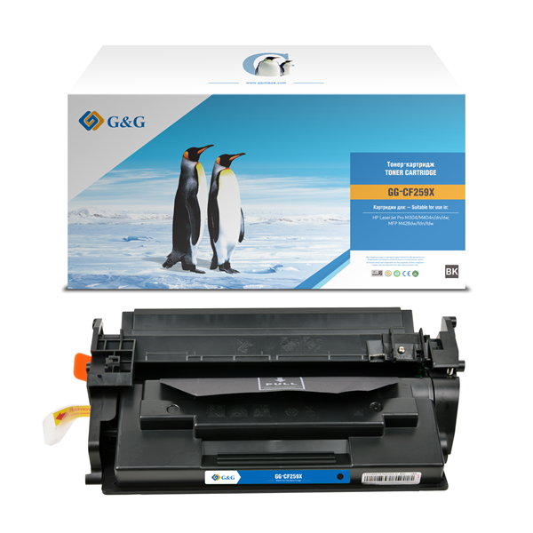 G&G GG-CF259X черный (10000стр.) для HP LJ M304/M404/MFP M428