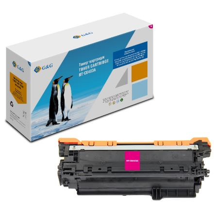 G&G GG-CE403A пурпурный (6000стр.) для HP LJ Enterprise 500 M551n/MFP M575dn/MFP M570dn