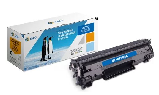 G&G GG-CF283A черный (1500стр.) для HP LJ Pro M125/125FW/125A/M127/M127FW/FN/M201/M225MFP