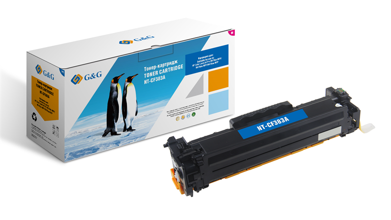 G&G GG-CF383A пурпурный (2700стр.) для HP LJ Pro M476dn/M476nw/M476dw