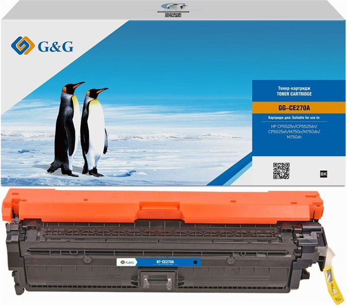 G&G GG-CE270A черный (13000стр.) для HP LJ Ent CP5525
