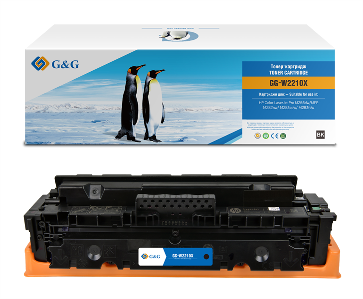 G&G GG-W2210X черный (3150стр.) для HP M255/MFP M282/M283