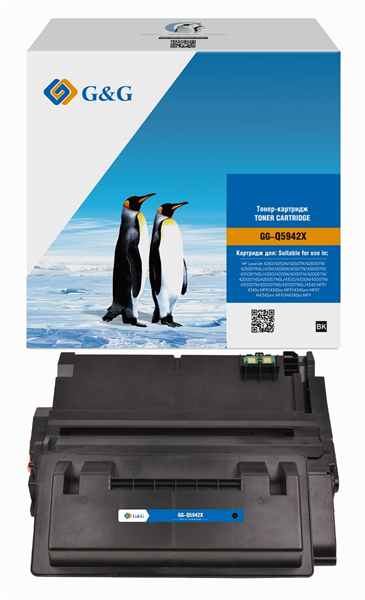G&G GG-Q5942X Q5942X/Q1338A/Q1339A/Q5945A черный (20000стр.) для HP LJ 4250/4250N/4250TN/4250DTN/4250DTNSL/4350/4350N/4350TN/4350DTN/4350DTNSL/4200/4200N/4200TN/4200DTN/4200DTNS/4200DTNSL/4300/4300N