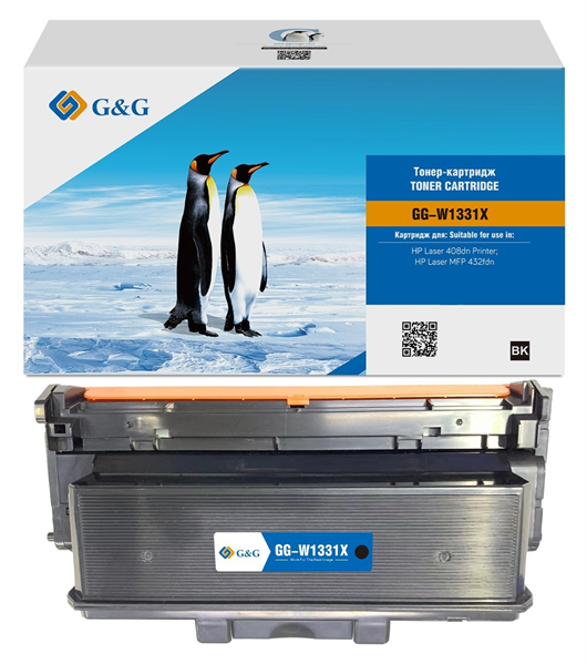 G&G GG-W1331X W1331X черный (15000стр.) для HP Laser 408dn/MFP 432fdn