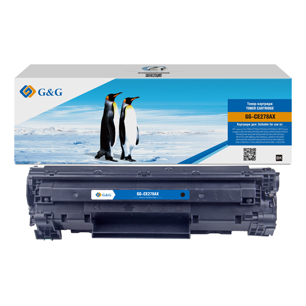 G&G GG-CE278AX черный (3000стр.) для HP LJ Pro P1560/P1566/P1606dn/M1536dnf MFP