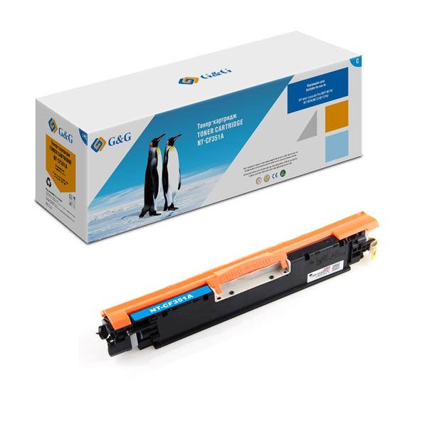 G&G GG-CF351A голубой (1000стр.) для HP CLJ Pro MFP M176/M176FN/M177/M177FW