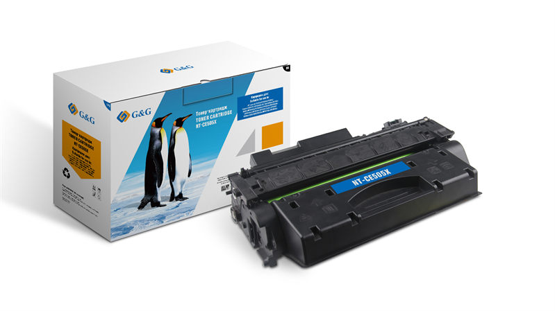 G&G GG-CE505X CE505X черный (6500стр.) для HP LaserJet P2055; LaserJet Pro 400 M401/MFP M425 с чипом Canon i-SENSYS LBP6300dn/6310dn/6650dn/6670dn/6680x/MF5840dn/MF5880dn/MF5940dn/MF5980dw;6600/6650