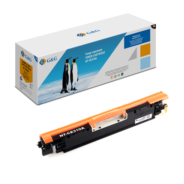 G&G GG-CE310A черный (1200стр.) для HP LJ Pro 100 color MFP M175nw/CP1025/LJ Pro M275 MFP