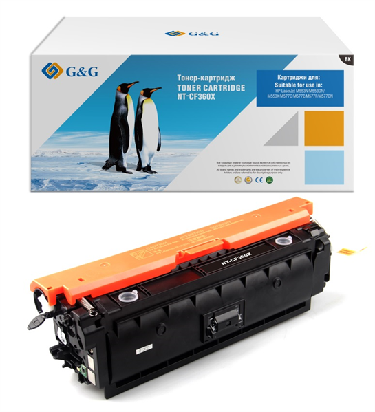 G&G GG-CF360X черный (12500стр.) для HP CLJ M553N/M553DN/M553X/M577C/M577Z/M577F/M577DN