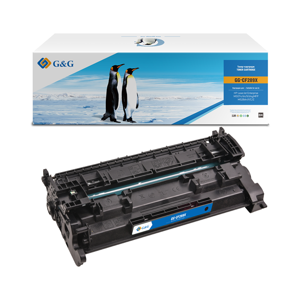 Cartridge G&G 89X для HP LJ M507n/dn/X/dng;M528dn/f/C/Z с чипом 10 000 стр. аналог CF289X  гарантия 36 мес.