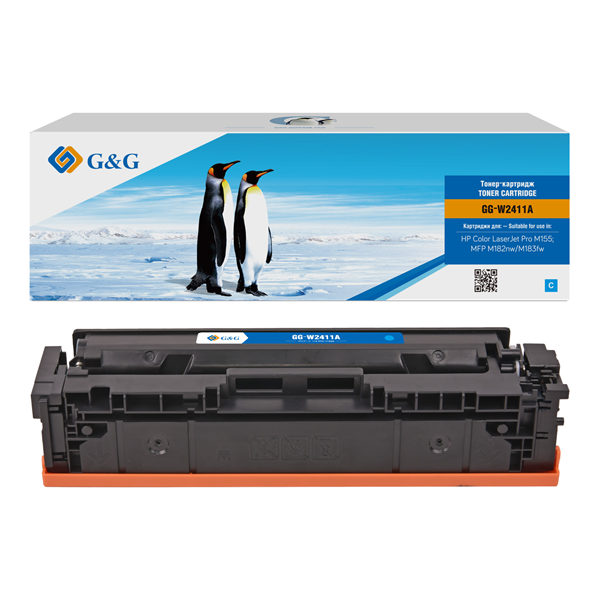 G&G GG-W2411A голубой (850стр.) для HP Color LaserJet Pro M155;MFP M182nw/M183fw