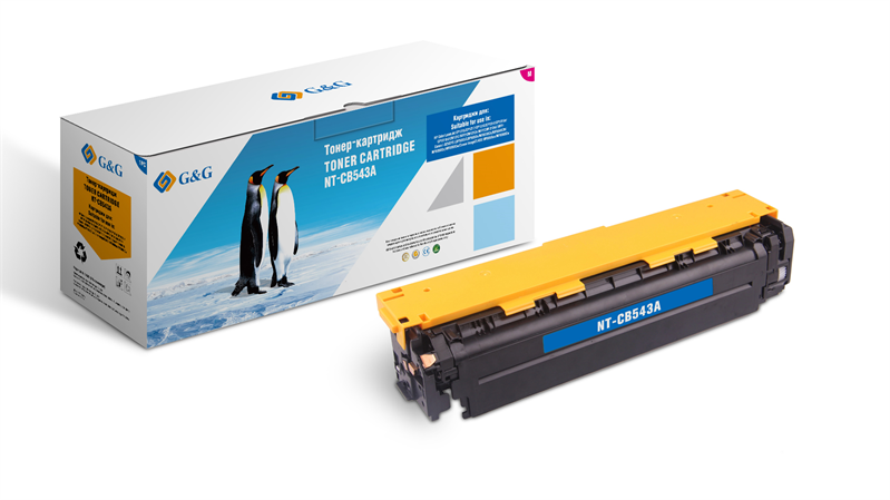 Cartridge G&G 203A для HP CLJ M254/280/281 с чипом 1 300 стр. пурпурный аналог CF543A  гарантия 36 мес.