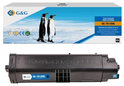G&G toner-cartridge for Kyocera ECOSYS P2335d/P2335dn/P2335dw/M2235dn/M2735dn/M2835dw 11000 pages GG-TK1200L  with chip гарантия 36 мес.