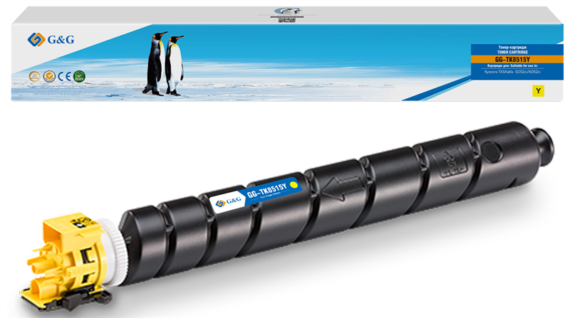 G&G GG-TK8115Y желтый (6000стр.) для Kyocera Mita Ecosys M8124cidn/M8130cidn